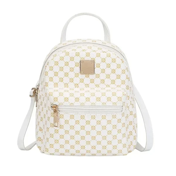 Shoulder backpack Ladies' Fashion bag Pink spots Female Daily Shopping