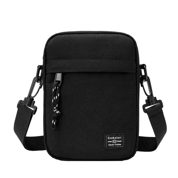 Simple Mini Crossbody Handbags Bag Men's Nylon Shoulder Side Bag for Men Messenger Phone Sling Bag Husband Chest Pack Wallet